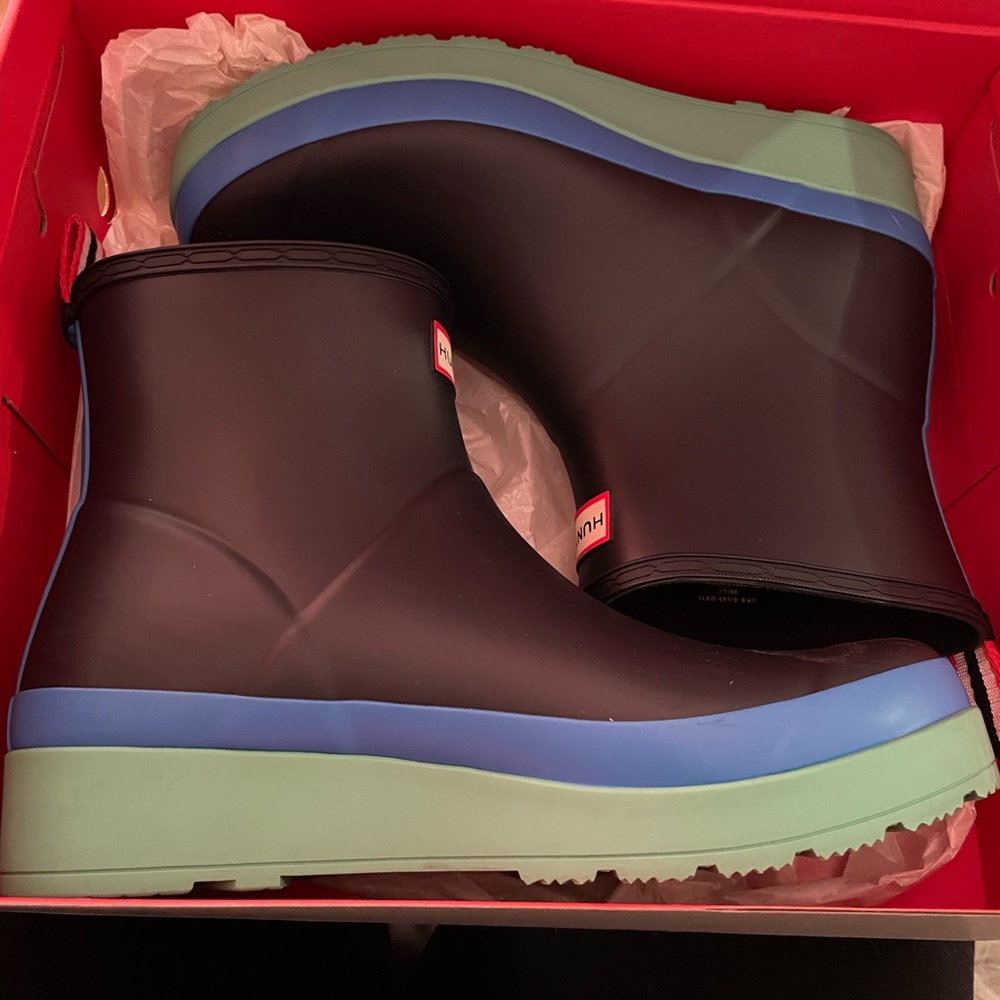 Hunter platform rain boots